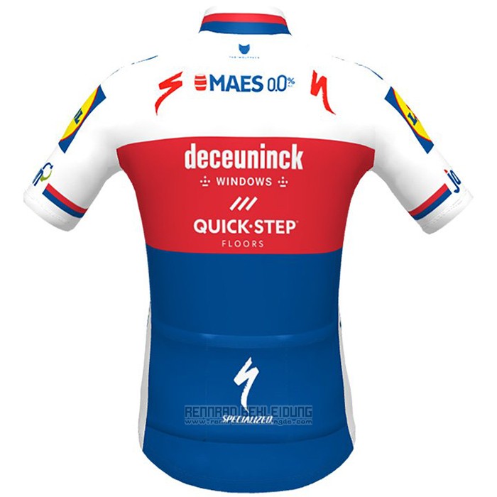 2021 Fahrradbekleidung Deceuninck Quick Step Champion Tschechische Republik Trikot Kurzarm und Tragerhose - zum Schließen ins Bild klicken